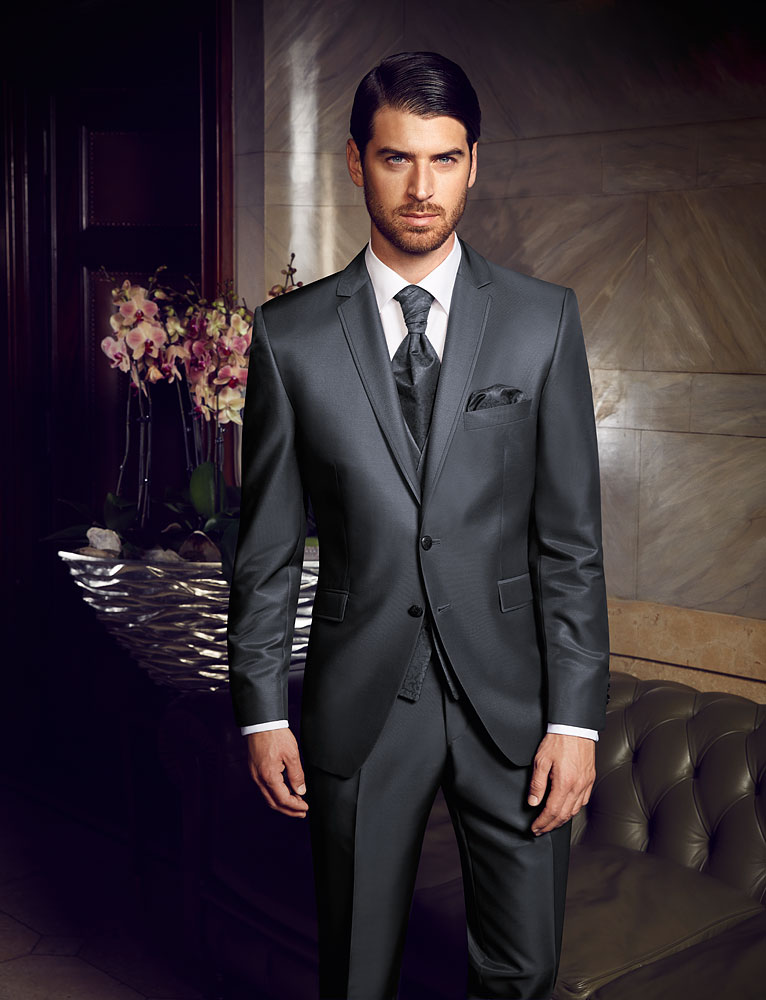 Blue Grey 3 piece suit - Tom Murphy's Formal and Menswear