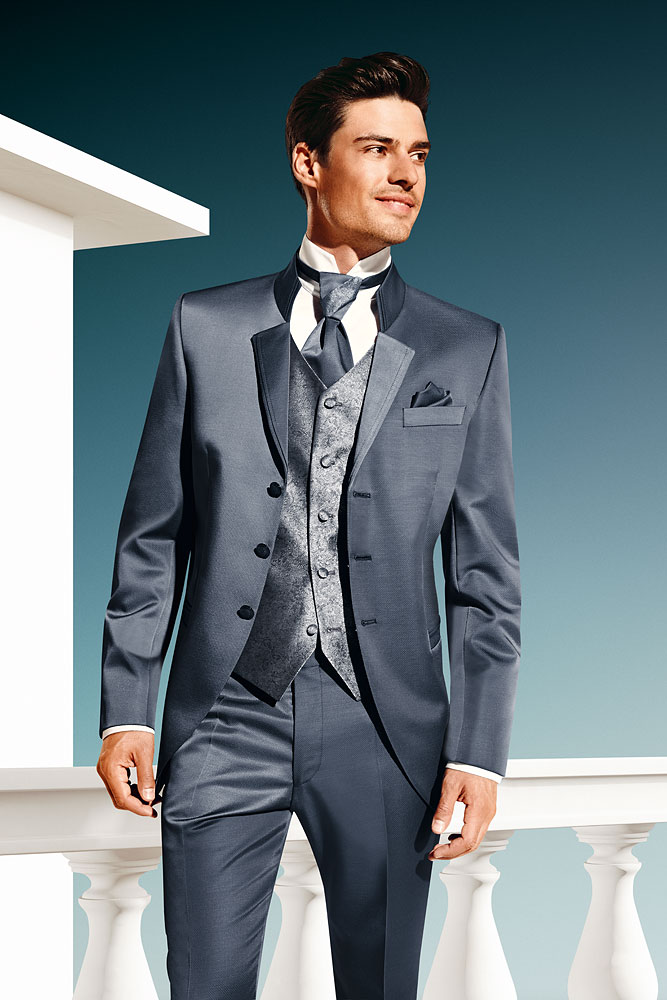 Grey-Blue 3 piece suit - Tom Murphy's Formal and Menswear