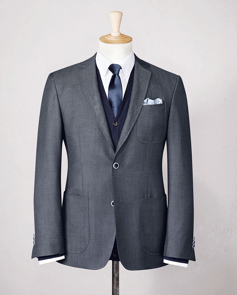 Zegna plain grey wedding suit - Tom Murphy's Formal and Menswear