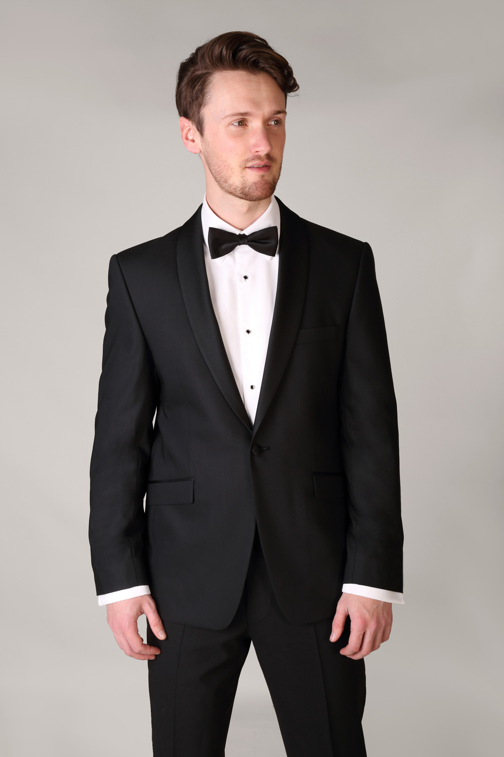 Super 120 Pure New Wool Black Tuxedo - Tom Murphy's Formal and Menswear
