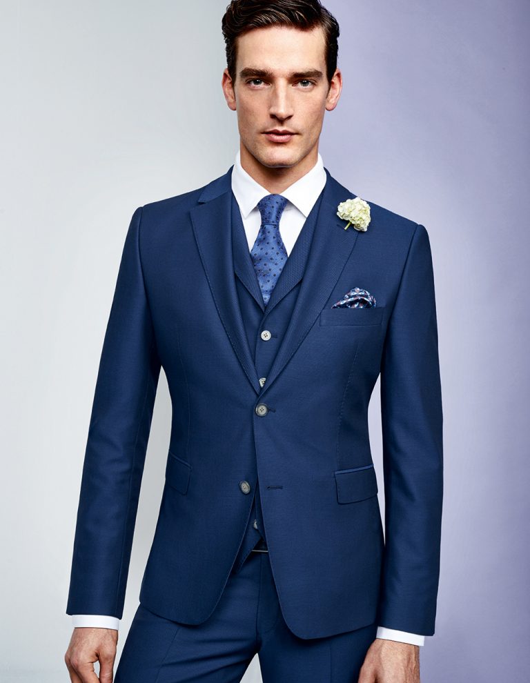 Naples Blue 3 Piece Suit - Tom Murphy's Formal and Menswear