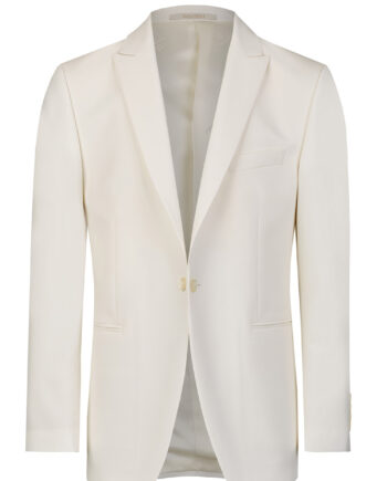 White Dinner Jacket with Side Vents