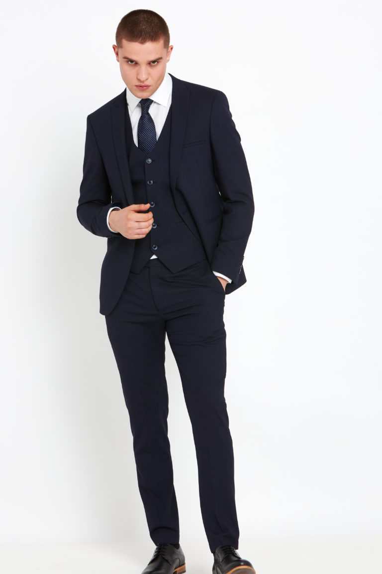 Antoine Navy 3 Piece Suit - Tom Murphy's Formal and Menswear