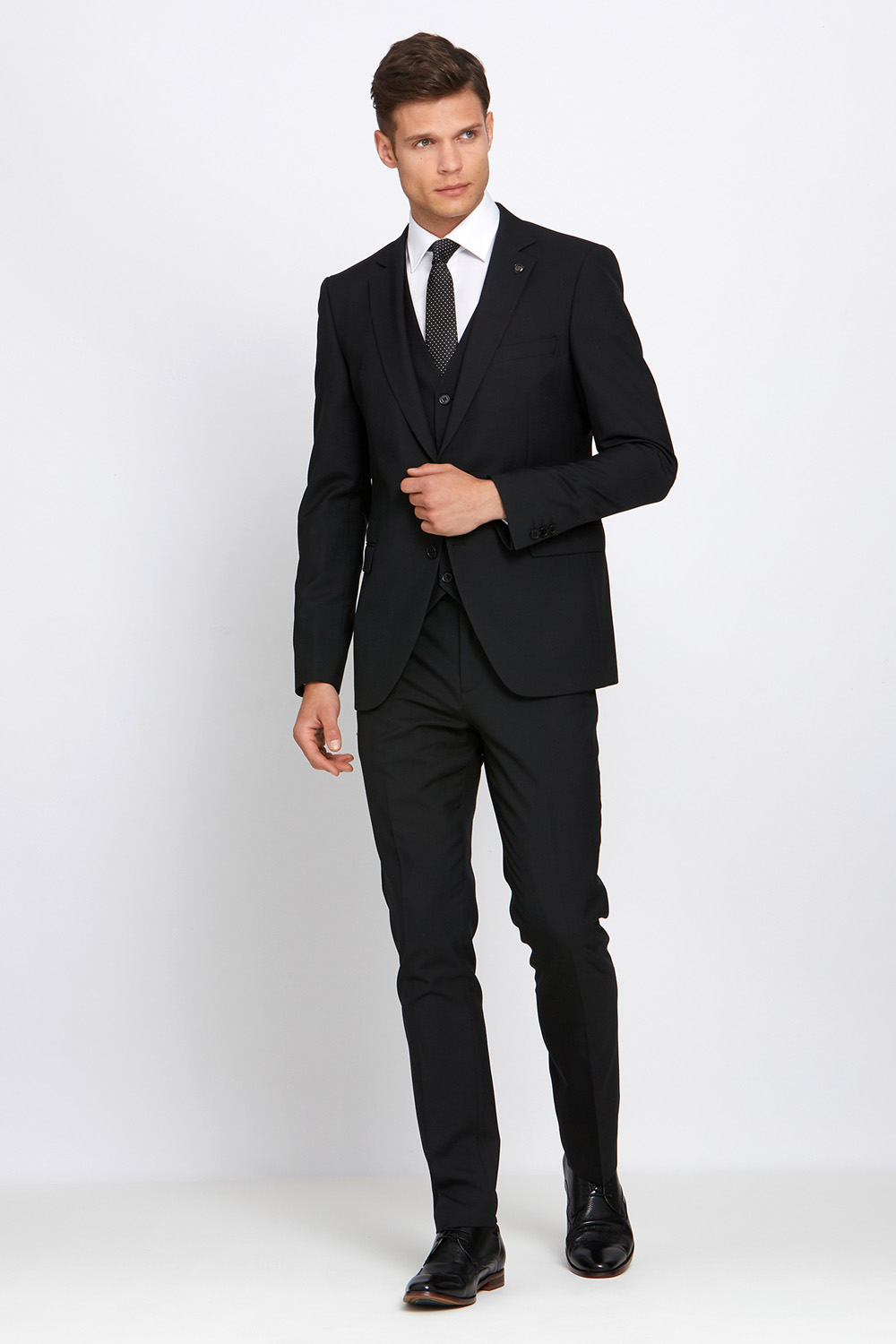 Jose Black 3 Piece Suit - Tom Murphy's Formal and Menswear