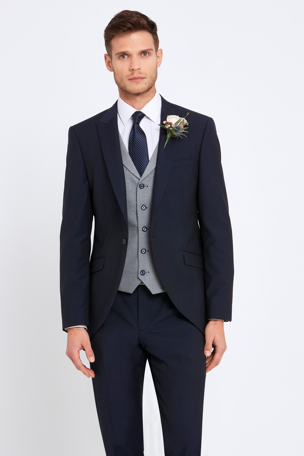 Cudmore Navy 3 Piece Suit - Tom Murphy's Formal and Menswear