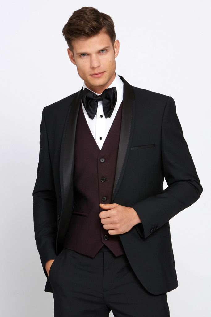 Elton Tuxedo Wine Waistcoat - Tom Murphy's Formal and Menswear