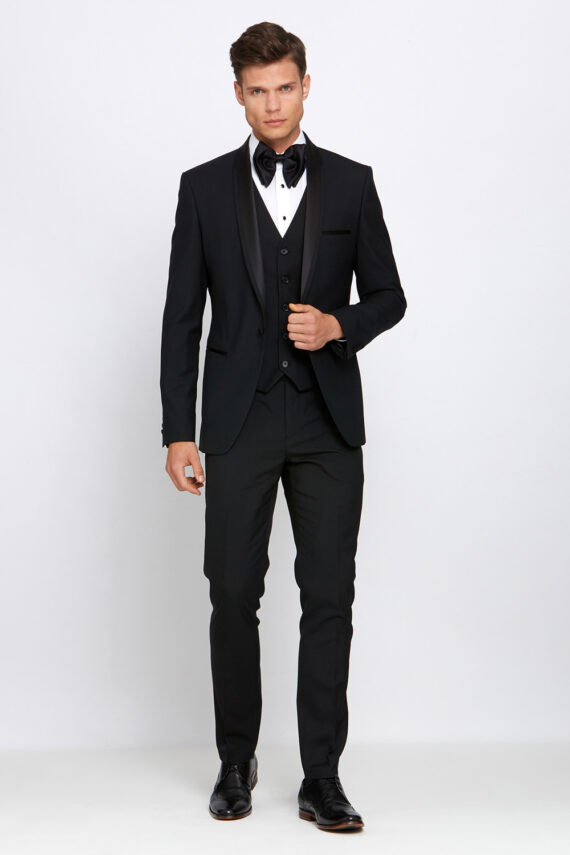 Shawl Collar Black Tuxedo - Tom Murphy's Formal and Menswear