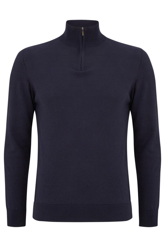 Canon Navy Half-zip Sweater - Tom Murphy's Formal and Menswear