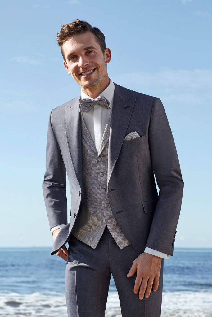 Grey 3 Piece Wedding Suit - Tom Murphy's Formal and Menswear