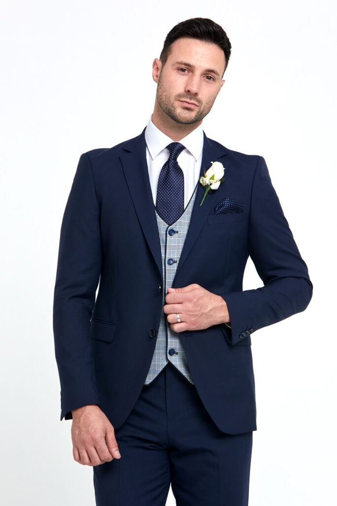 Raymond Navy 3 Piece Wedding Suit - Tom Murphy's Formal and Menswear