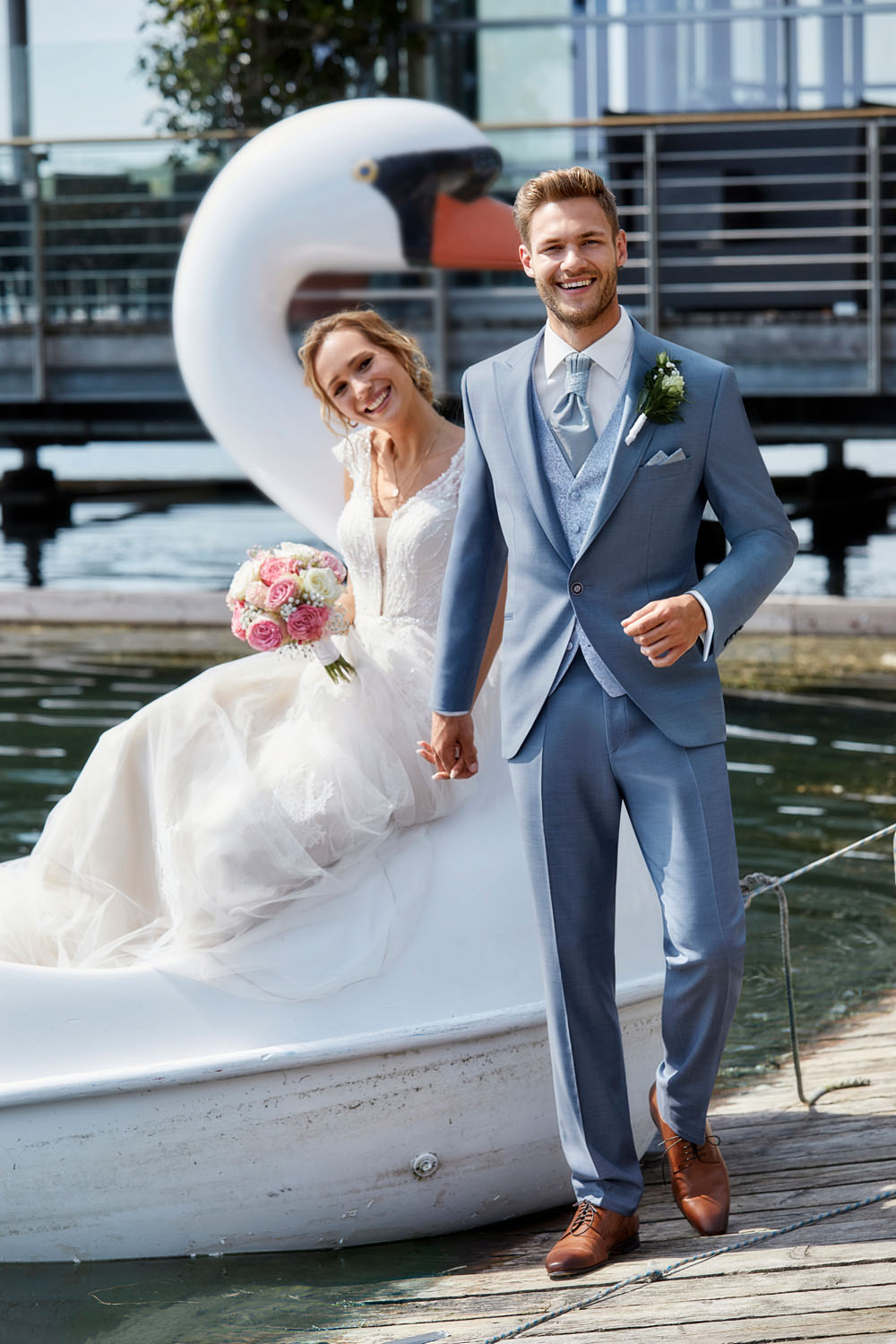 Elegant White Wedding Suit - Tom Murphy's Formal and Menswear