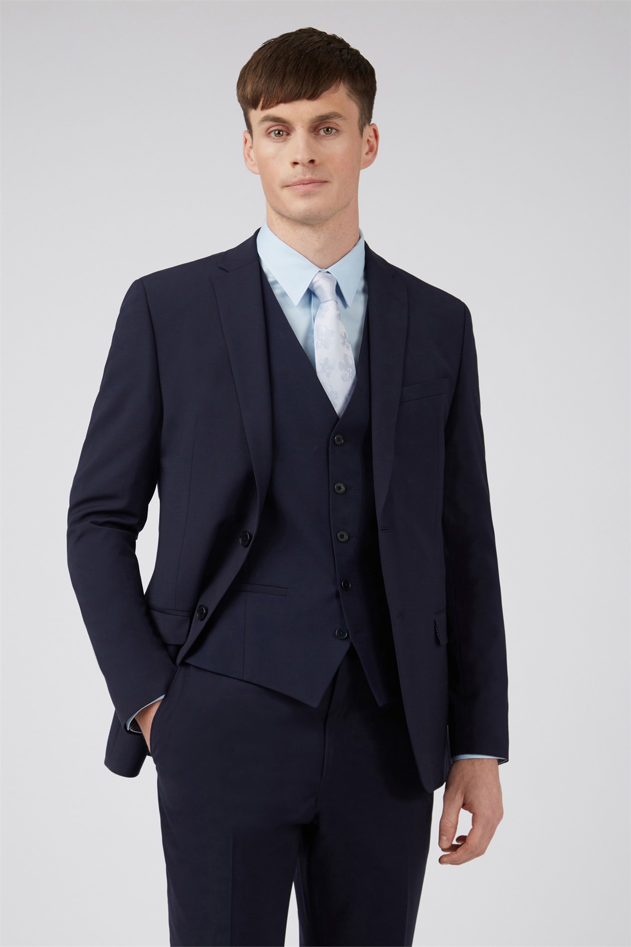 Ted Baker Navy Slim Fit 3 Piece Suit - Tom Murphy's Formal and Menswear
