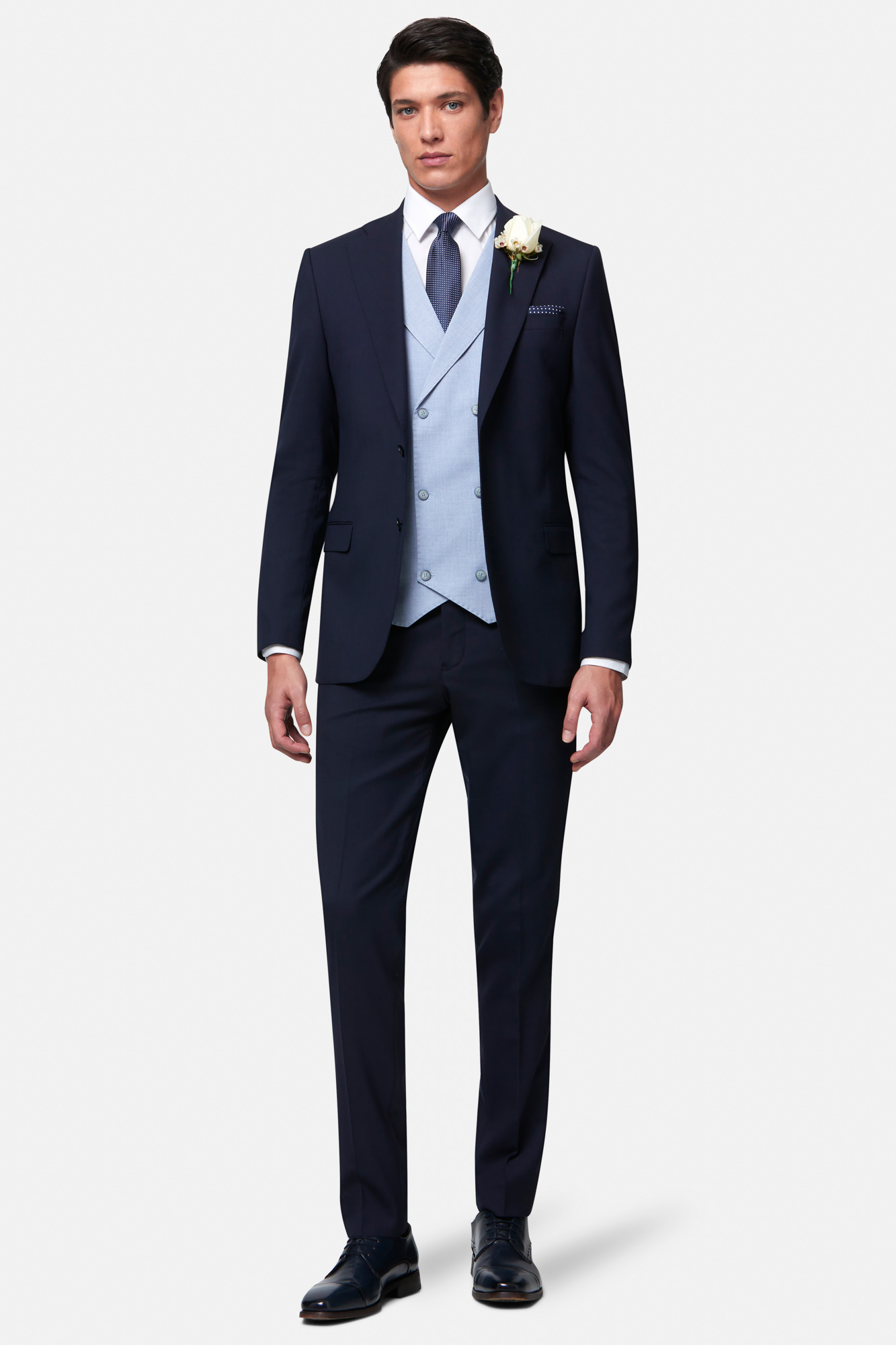 Best Navy Pinstripe Double Breasted suit - Tom Murphy's Formal and Menswear