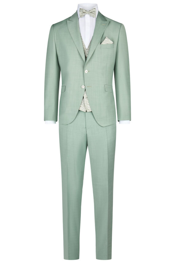 Mint Green 3 piece wedding suit