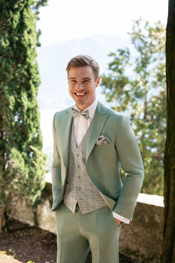 Mint Green 3 Piece Wedding Suit