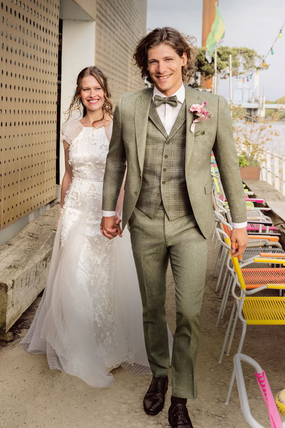 Reed Green 3 piece Wedding Suit